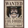 ABYSTYLE GBEye - ONE PIECE Poster Wanted Gol D. Roger 52x38cm 