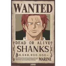 ABYSTYLE Affiche Poster One Piece Wanted Shanks 61x91.5cm