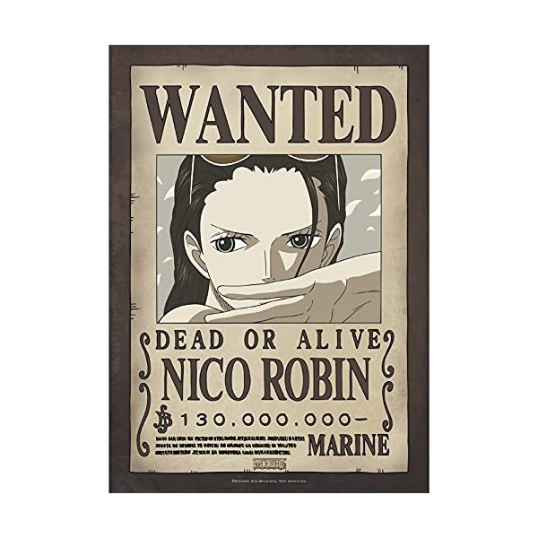 ABYSTYLE - ONE PIECE - Portfolio 9 posters wanted Luffys crew Wano 21x29,7cm 