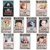 One Piece Wanted Poster Anime Poster Japonais Poster One Piece Wanted Poster Luffy/Ace Set Cadeau pour les fans