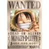 One Piece Wanted: New World Luffy 400 million berries Anime Poster 11x17inch 28x43cm