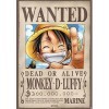 Close Up Poster dune Piece Wanted Monkey D. Luffy 68cm x 98cm 