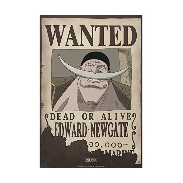 ABYstyle Abysse Corp_ABYDCO370 Poster One Piece Wanted Edward Newgate 52 x 35 cm 