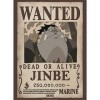 ABYSTYLE ONE PIECE Poster Wanted Jinbe 52x38cm 