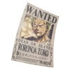 poster One Piece – Poster Wanted Roronoa Zoro Affiche 15 x 23 pouces 38 cm x 58 cm 380 mm x 580 mm 