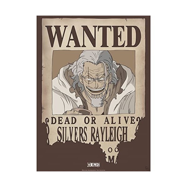ABYSTYLE GBEye - ONE PIECE Poster Wanted Rayleigh 52x38cm