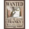 ABYSTYLE GBEye - ONE PIECE Poster Wanted Franky 52x38cm 