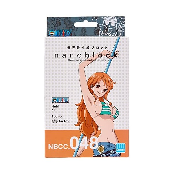 NEWPROJET ITALIA SRL Nanoblock NBCC-048 Nami One Piece Jouet, Multicolore, 2040320880, Mulitcolor