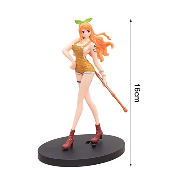 LGQHCE One Piece Nami Figure Anime Jouet Modèle One Piece Figurines Collection Jouet Statue Ornements Cartoon Doll Décoration