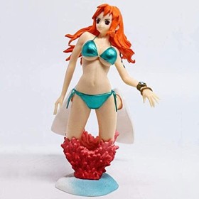 Eamily Figurine Nami One Piece Pop Anime en PVC Figurines à collectionner Modèle Personnage Statue Jouets Ornements de bureau