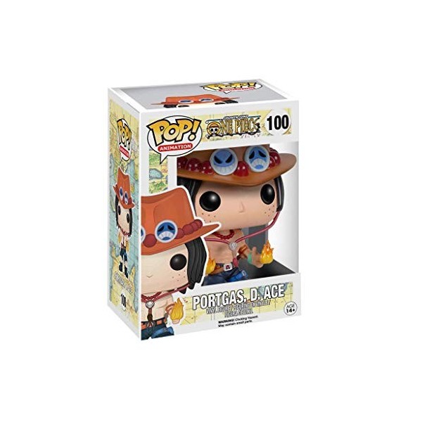 Funko Pop! Animation: One Piece - Portgas D. Ace - Figurine en Vinyle à Collectionner - Idée de Cadeau - Produits Officiels -