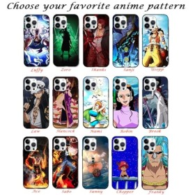 Coque Personnalisable pour Apple iPhone 6/6S 4.7, Anime One Piece Luffy Gear 5 Zoro Law Nami Chopper Sanji Nika Manga Perso