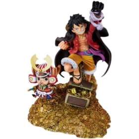 MUIR Figurine Luffy Chopper Zoro Nami denviron 20 cm - Jouet de collection en PVC pour les fans danime Luffy 