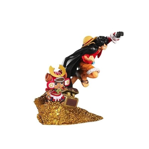 MUIR Figurine Luffy Chopper Zoro Nami denviron 20 cm - Jouet de collection en PVC pour les fans danime Luffy 