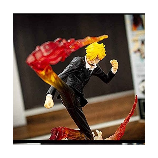 MUUNS Sanji Anime Figurine Diable Jambe Vinsmoke, Sanji PVC Figurine Ornements 16cm