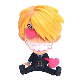 HAOBU Figurine Anime Figure One Piece Sanji Figure Q Version Modèle Cadeau