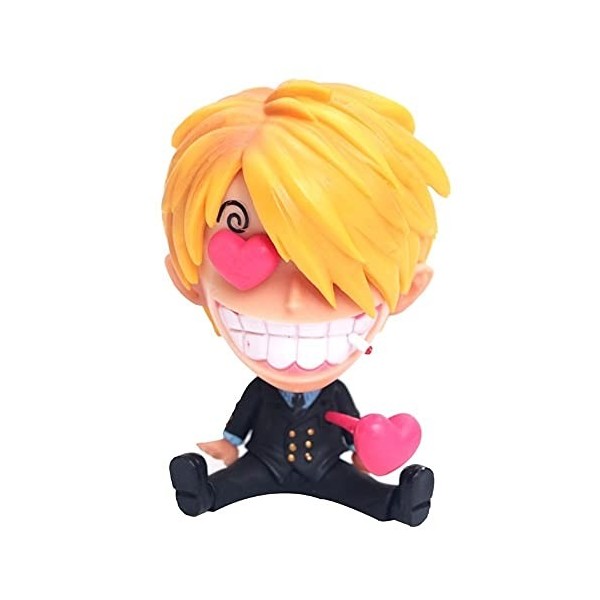 HAOBU Figurine Anime Figure One Piece Sanji Figure Q Version Modèle Cadeau