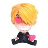 HAOBU Figurine Anime Figure One Piece Sanji Figure Q Version Modèle Cadeau
