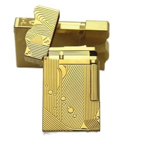 Exquis Sanji Le même modèle de Briquet à kérosène en Laiton de sirène de Luxe Fait à la Main, Style Vintage gravé au Laser, P