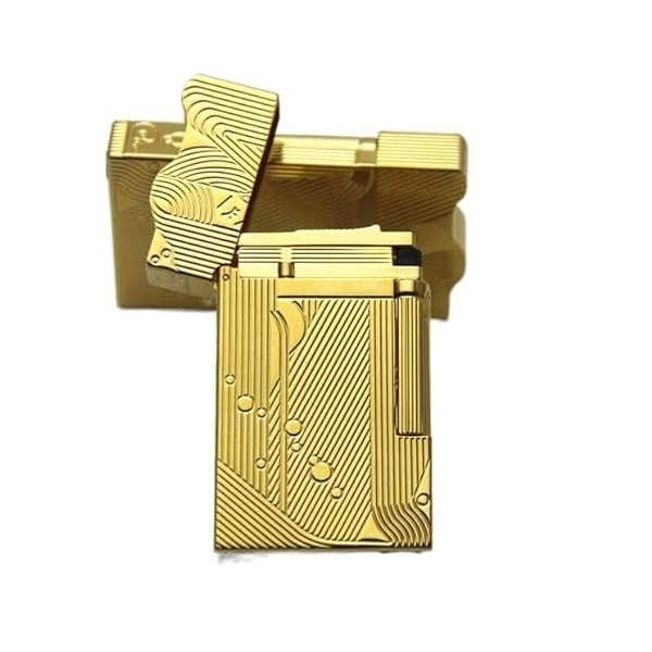 Exquis Sanji Le même modèle de Briquet à kérosène en Laiton de sirène de Luxe Fait à la Main, Style Vintage gravé au Laser, P