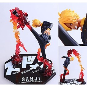 Anime One Piece Sanji Figure Jouet Anime PVC Collection Modèle Diable Jambe Figurines Sanji Personnages Statue pour Bureau Dé