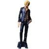 Eamily Figurine One Piece Sanji Stand 29cm Costume Tenant une Cigarette Anime Sanji Statue PVC Décoration de Table