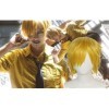 COSPLAZA One Piece Sanji Short Yellow Golden Male anime cosplay costume perruque blonde perruque