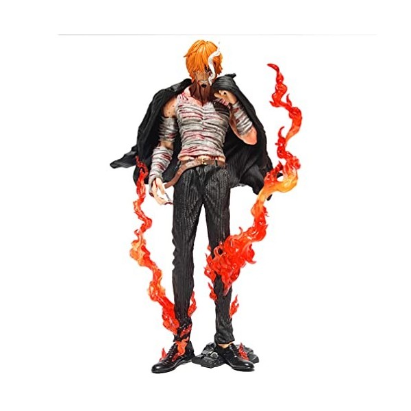 Kytsgf Anime Figurine, Anime Personnages One Piece Vinsmoke Sanji PVC 28cm, Statue ModèLe De Collection De Fans DAnime