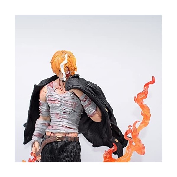 Kytsgf Anime Figurine, Anime Personnages One Piece Vinsmoke Sanji PVC 28cm, Statue ModèLe De Collection De Fans DAnime