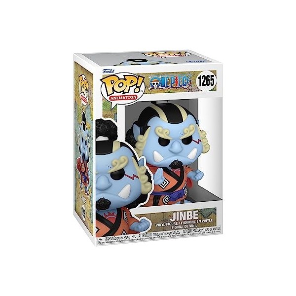 Funko Pop Animation: One Piece - Jimbei - Jinbe - 1 Chance sur 6 Davoir une Variante Rare Chase - Figurine en Vinyle à Colle