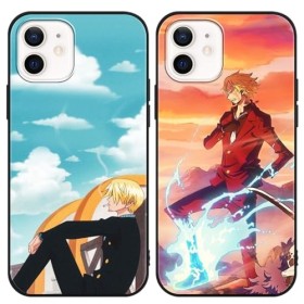 2 Pièces Coque pour Honor 90 Lite 5G 6.7 Pouce, Anime One Piece Sanji Manga Dessin Animé Motif Étui Protection Housse de Sili