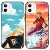 2 Pièces Coque pour Honor 90 Lite 5G 6.7 Pouce, Anime One Piece Sanji Manga Dessin Animé Motif Étui Protection Housse de Sili