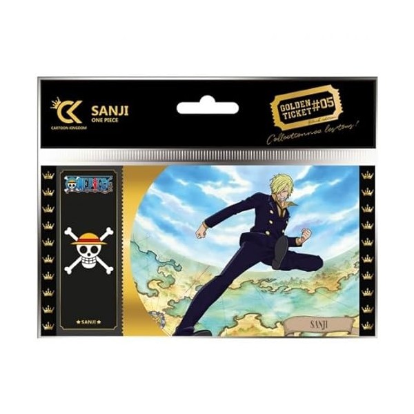 Cartoon Kingdom - Black Ticket One Piece - Sanji - 3760375862975