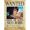 Poster One Piece Nico Robin Wanted Anime Manga