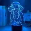 One Piece Nico Robin LED veilleuse pour enfants chambre décor japonais Anime cadeau 3d lampe une pièce Nico Robin veilleuse