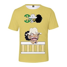 Piccodos Anime 3D T-shirt Manches Courtes Tee Shirt Chemisier Nico Allsunday Top Blouse Chemise Cosplay Costume Pourpre L Ch