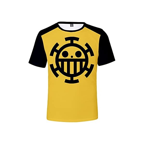 Piccodos Anime 3D T-shirt Manches Courtes Tee Shirt Chemisier Nico Allsunday Top Blouse Chemise Cosplay Costume Pourpre L Ch