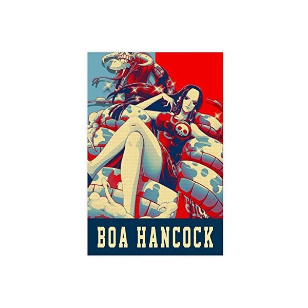 Poster Anime One Piece Nico Robin 3 Toile Poster Décoration de Chambre Sport Paysage Bureau Décor Cadeau 30 × 45 cm Sans cadr