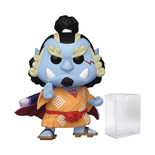 POP One Piece – Figurine en vinyle Chase Funko de Jinbe édition limitée livrée avec étui de protection compatible , multicol