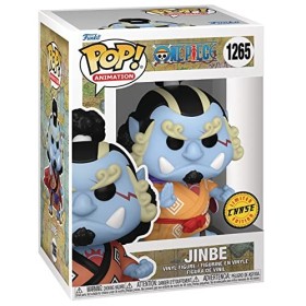 POP One Piece – Figurine en vinyle Chase Funko de Jinbe édition limitée livrée avec étui de protection compatible , multicol