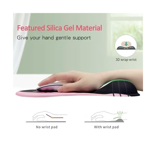 One Piece Nico·Robin 3D Tapis de Souris de Dessin Animé Stéréoscopique, Tapis de Souris antidérapant pour PC et Ordinateurs P