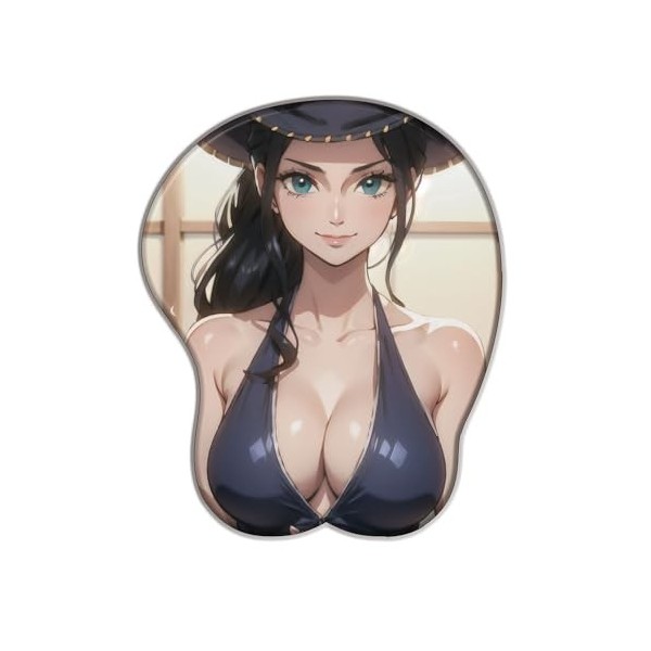 One Piece Nico·Robin Anime Silicone 3D Tapis de Souris Dessin animé créatif Sexy Tapis de Souris Poitrine Tapis de Souris pou