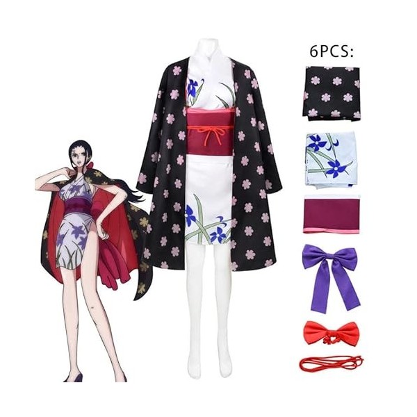 Zenhhrpt One Piece Onigashima Nico · Robin Cosplay Costume Tenues Halloween Carnaval Costume, M