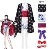 Zenhhrpt One Piece Onigashima Nico · Robin Cosplay Costume Tenues Halloween Carnaval Costume, M