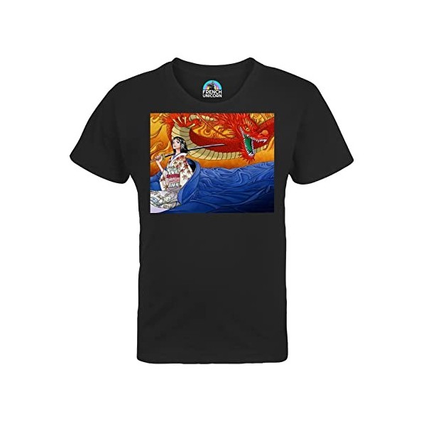 T-Shirt Enfant Mixte Nico Robin Dragon One Piece Pirates Manga