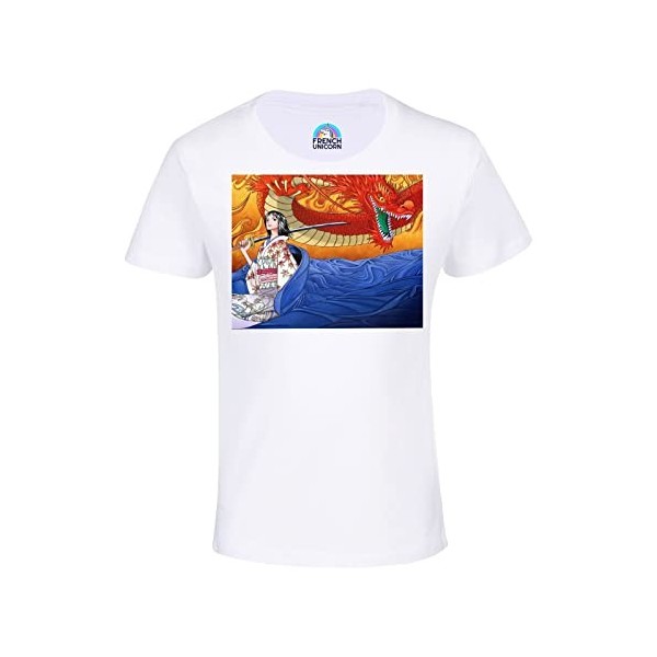 T-Shirt Enfant Mixte Nico Robin Dragon One Piece Pirates Manga