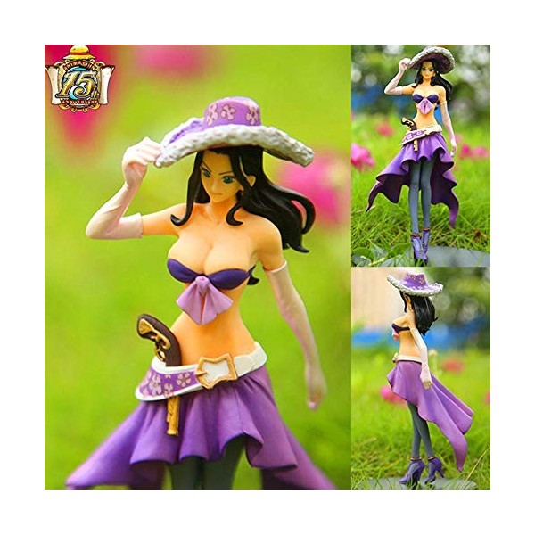 WIJJZY One Piece Nico · Robin et Nami Version Debout Anime Figures Jeu de Dessin animé Personnage modèle Cadeau danniversair
