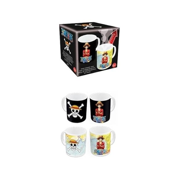 Stor One Piece Heat Change - Mug tasse à café thermoréactif - Céramique - Luffy