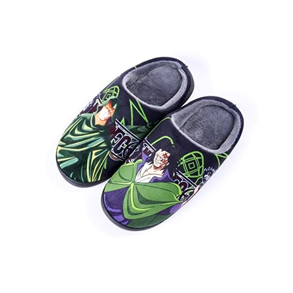 Roffatide Anime One Piece Chaussons pelucheux Nico·Robin Pantoufles à bouts fermés avec semelle en caoutchouc, chaussures di