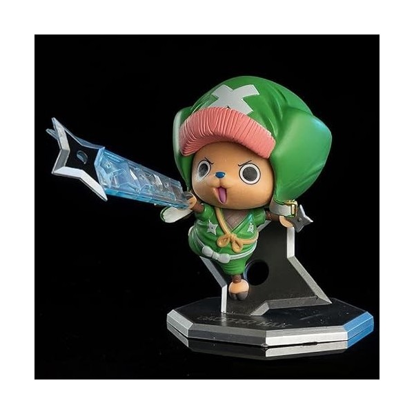 REOZIGN Figurines One Piece, Tony Tony Chopper Figure Statue Mignon Chopper 10cm / 3.9inch One Piece Anime PVC Figurine Modèl